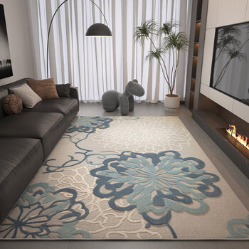 Fantasy retro light luxury high-end living room carpet home bedroom sofa coffee table blanket new nordic style stain-resistant anti-slip floor mat shenghua 80cm 160cm newly upgraded waterproof no-wash and wipeable billy