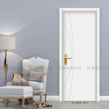 Door bedroom solid wood door full set european door set door soundproofing ecological painted wooden door customization ecological complete set high-end (with hardware)