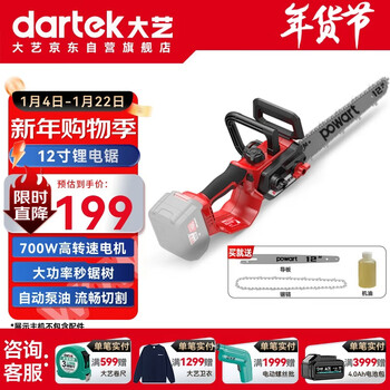 Dayi lithium chainsaw logging saw 12-inch electric chain saw household handheld pawit rch-a3/01-300 outdoor pruning