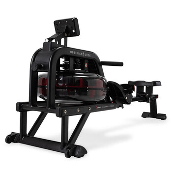 Sunny official direct sales rowing machine water resistance household rowing machine fitness equipment silent stainless steel material b european and american stainless steel frame/16 blades/smooth