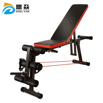 Indoor fitness equipment, adjustable abdominal board, sit-ups, household multifunctional dumbbell bench 84