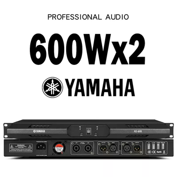 Yamaha digital power amplifier professional pure rear stage two or four channels home stage hifi high power amplifier 600w*2 channel free xlr cable 2+