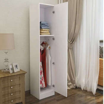 Yusenyi wardrobe clothes narrow cabinet bedroom multi-layer hanging clothes cabinet storage cabinet seam cabinet balcony storage cabinet other sizes can be customized completely