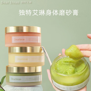 Unique dear lrean fragrance body scrub cleansing, moisturizing, softening and rejuvenating keratin bath salt jasmine sea salt fragrant bath salt 225g midsummer wakayama 225g - sweet white peach fragrance