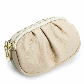 Jiayin 2025 new style fashionable and versatile litchi pattern clutch bag niche design temperament women's large capacity handbag imported leather texture cream white compact key coin purse flagship thickening upgrade / wear-resistant and scratch-resistant / anti-theft brush + anti-degaussing