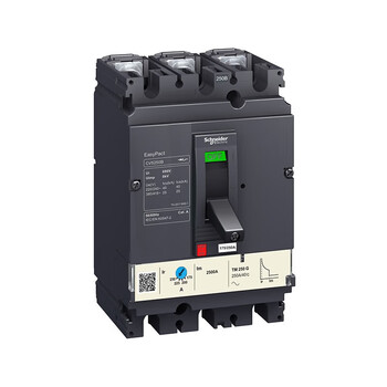 Schneider electric molded case circuit breaker thermal magnetic release cvs250f tmd 3p 250 lv525333