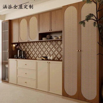 Zhong zhang gui medieval style new chinese style american french cream style bedroom living room solid wood painted wardrobe villa whole house customization more material styles door-to-door installation