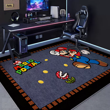 Yusenyi gaming chair wooden floor carpet office thickened pad desk and chair swivel chair silent protective pad bedroom soundproofing t430 mario record (r upgraded silicone bottom) for customized sizes, please contact customer service