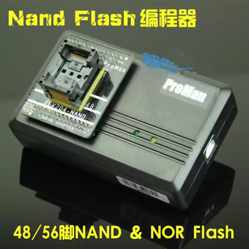 Tsop48-pin nand flash programmer burner read and write lcd tsop56 flash memory nor chip default