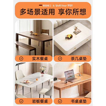 Fantasy transparent tablecloth, no-wash dining table, desk pad, suitable for multiple scenes, dining table/coffee table/rock board/can be used 85x160cm