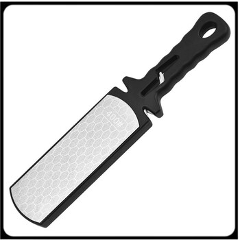 Whetstone household internet celebrity new emery double-sided knife sharpener 400/1000 mesh whetstone kitchen knife portable emery double-sided pure black