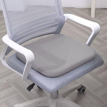 Fantasy seat cushion, long-term sitting, not tired, classroom stool, student high school chair, office, anti-butt pain butt cushion, car seat cushion, thin, moon gray, like sitting in the clouds, new products released quickly, no straps 35x35x3cm