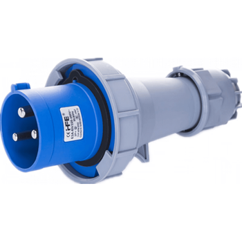 Hfe hefeng industrial aviation plug and socket 3-core 4-core 5-hole 63a/125a connector waterproof and explosion-proof hfn-0332 three-core 63a plug