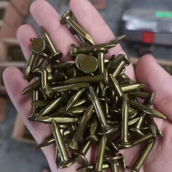 Qinkai asphalt tile nails, linoleum nails, large cap nails, cement large head nails, large caps, steel nails 25mm (1 box 20 catties) paint