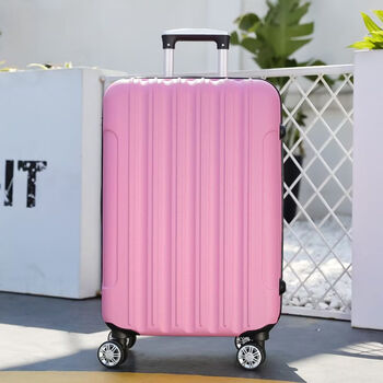 Ye yu trolley suitcase women's password box ins internet celebrity leather suitcase 20 inches 24 inches men's universal wheel travel boarding case cherry blossom pink thickened anti-scratch hot sale 20 inches boarding size + warranty