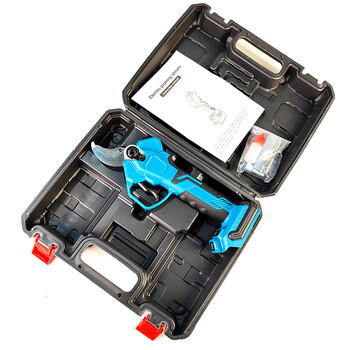 Sanqihu high-power electric pruning shears high branch shears 4-speed opening telescopic high branch garden fruit tree thick branch shears manufacturer direct 6.5 opening electric pruning shears bare metal does not include battery charger