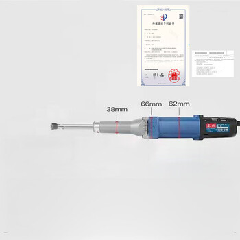 Dongcheng extended electric grinder long rod straight grinding head long handle extension rod inner hole grinding hand grinder polishing extended small electric grinder lengthened 100mm the whole set includes the motor in stock