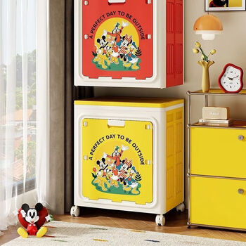 Yusenyi large capacity storage box classic folding box folding storage box random colors