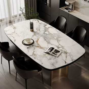 Yusenyi light luxury marble table mat horse belly shaped table mat pvc table cloth waterproof and oil resistant horse belly shaped oval hot karst white (need to be cut and contact customer service) 90x160cm (time will not leave a trace and will last longer)