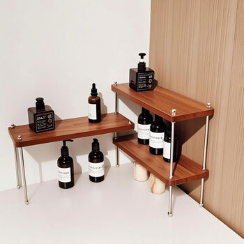 Fantasy storage rack partition cup holder can be customized diy desk small bookshelf kitchen shelf desktop storage rack coffee rack l-shaped storage rack length 30x depth 15x height 35 three boards