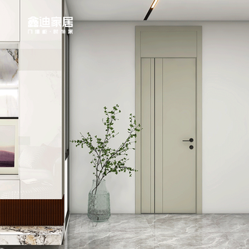 Xindi wooden door solid wood composite door custom bedroom door paint-free interior door sound insulation set door xp-8016a