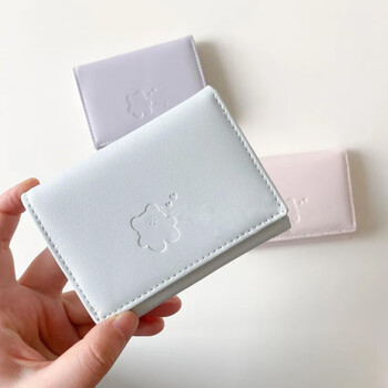 Jiayin's new style wallet is gentle and fresh, korean multifunctional short style student zero card bag holder, wallet style - pink, ordinary style - non-functional, multi-functional
