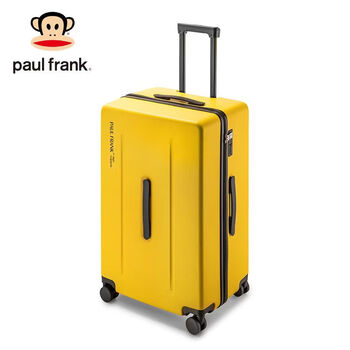 Ye yu large-capacity suitcase password case men's and women's wheel trolley suitcase zipper suitcase light goose yellow 20-inch boarding suitcase suitable for short-distance travel of 1-3 days