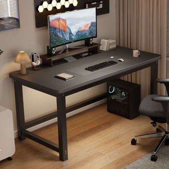 Yusenyi t20 computer desk home study desk desktop desk office desk e-sports long table gray thickened 25mm solid wood desktop nf grade environmental protection 50mm carbon 160x80x75cm