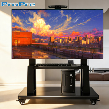 Propre tv mobile stand 55-100 inches tv large screen floor-standing rack all-in-one tv stand tv cart adapted to hisense tcl skyworth and other video conferencing racks