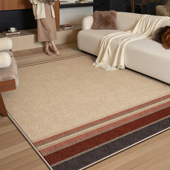 Y u-live carpet living room ancient style log 2025 new retro light luxury high-level sense washable wipeable sofa bedroom floor mat s persian velvet - call of the mountains and wilds 240*400cm waterproof, non-slip and silent