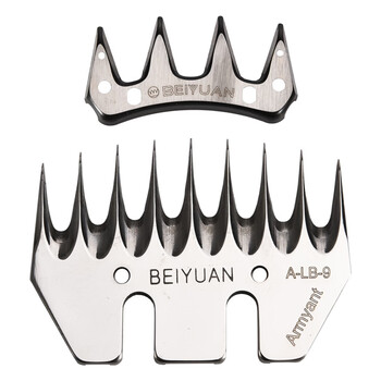 Beiyuan shearing blade universal wool electric clipper pusher shaving shearing machine 9-tooth straight blade 9-tooth straight knife pair