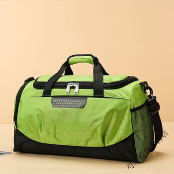 Ye yu portable travel bag men's large capacity luggage bag short-distance business trip travel bag shoe position sports fitness bag black large