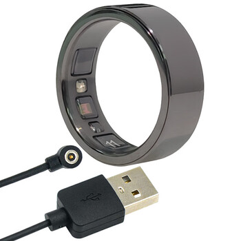 Honor technology monitoring smart ring bluetooth connection non-sensory blood pressure heart rate sleep monitoring ring blood oxygen health black (charging cable) 8# other