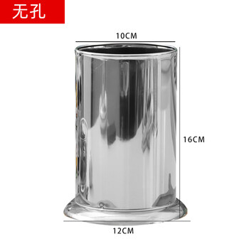 Tuojin german imported quality thickened stainless steel chopstick barrel commercial milk tea shop bar straw straw barrel storage box draining non-porous