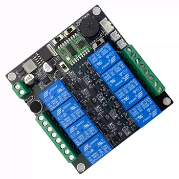 Xmsjai offline speech recognition switch programmable relay self-learning wake word command word eight-way speech recognition controller without shell