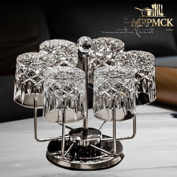 Tuojin crystal glass whiskey glass set foreign wine glass