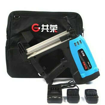 Desert mountain gongrong gas nail shooting, water and electricity special nail gun concrete steel nail gun air nail gun electric nail wire trough tool gongrong 40k single-use gun head standard