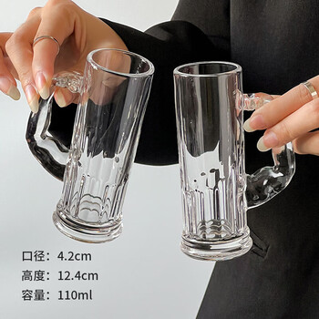 Tuojin creative muscle cup mini shot glass glass cup soju two liang white wine cup beer hercules cup qiqi selection hercules mini cup - two