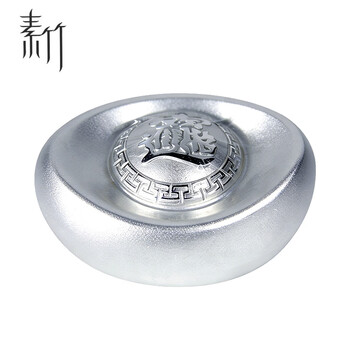 Pure bamboo pure silver 9999, investment silver ingot for attracting wealth and treasure, solid silver ingot, investment collection and gift giving, silver ingot for attracting wealth and treasure, 1000g/piece (certificate + gift box)