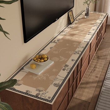 Fantasy medieval style table mat tv countertop mat waterproof and oil-proof sideboard cabinet entryway shoe cabinet wine cabinet mat yueyue huaying a square horizontal 30x100cm