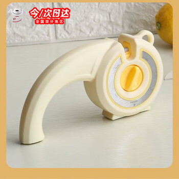 Jingpufei fast household manual kitchen sharpening whetstone scissors kitchen knife multi-functional fine grinding tool artifact beige