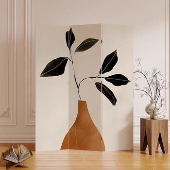 Fantasy modern minimalist screen partition living room bedroom sofa background wall entrance block foldable mobile decorative folding screen 40cm wide