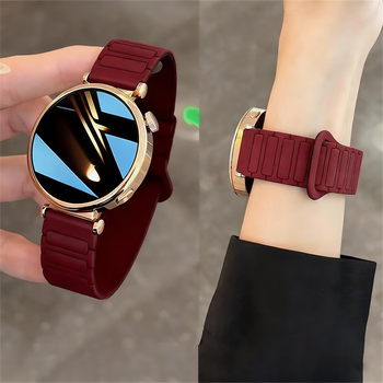 Sae smart watch for women, high appearance and compact 2026 new model wechat reply magnetic silicone nfc call payment multi-functional sports bracelet suitable for android ios mobile phones main picture model call * wechat reply * payment * nfc * heart rate sleep and other monitoring