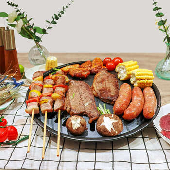 Alluflon palermo outdoor grill barbecue plate household barbecue grill alluflon grill