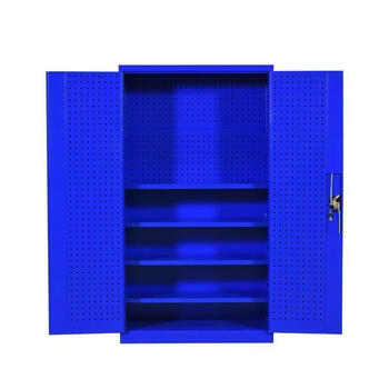 Myers my-lmgjg-01 door lock tool cabinet with mesh 1000 500 1800mm blue bare plate 0.7mm 1 set