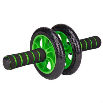 Head abdominal wheel single roller men's sports giant wheel abdominal roll pulley abdominal muscle home fitness equipment women's exercise vest 14-inch abdominal wheel ordinary style (random color)