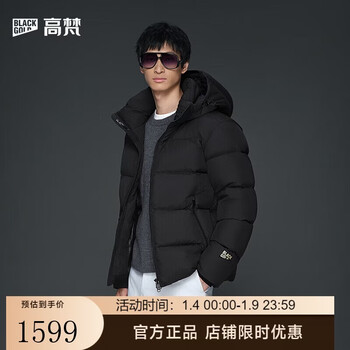 Gao fan and tian xuning same style black gold goose down jacket functional 5.0 five grid 2025 men's down jacket black 5.0 xl