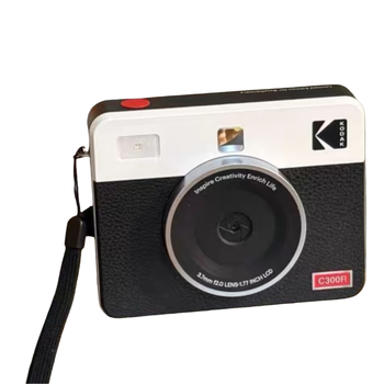 Kodak mini shot3 retro c300r instant camera 13 million 3x3 inch 4pass sublimation bare machine (unpackaged brand new)