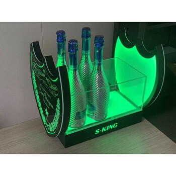 Yongfan xinhao bar illuminated ice bucket large and small ice beer red wine champagne frame basket box champagne king champagne bucket 6 pieces