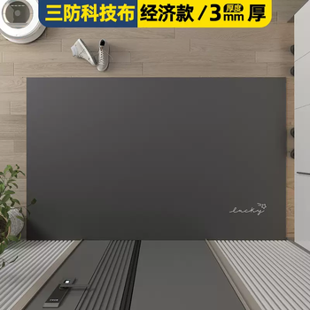 Yusenyi ykmore mat entry door mat entrance door floor carpet entrance door door home entry door horizontal version lucky star appearance gray 3mm thick 110x120cm (waterproof and anti-fouling)